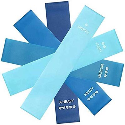 Blauwe van de de Rek postpartum terugwinning van het Kleurenlatex van de de Weerstandsoefening Banden 60×50×0.4cm