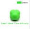 80g de Geschiktheid Mini Training Ball Green Blue Rose Color van de siliconereactie