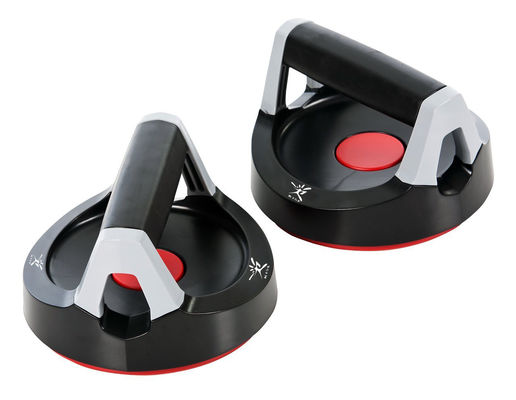 De douane Logo Pp And Rubber Push verspert omhoog omhoog Roterende Duwhandvatten
